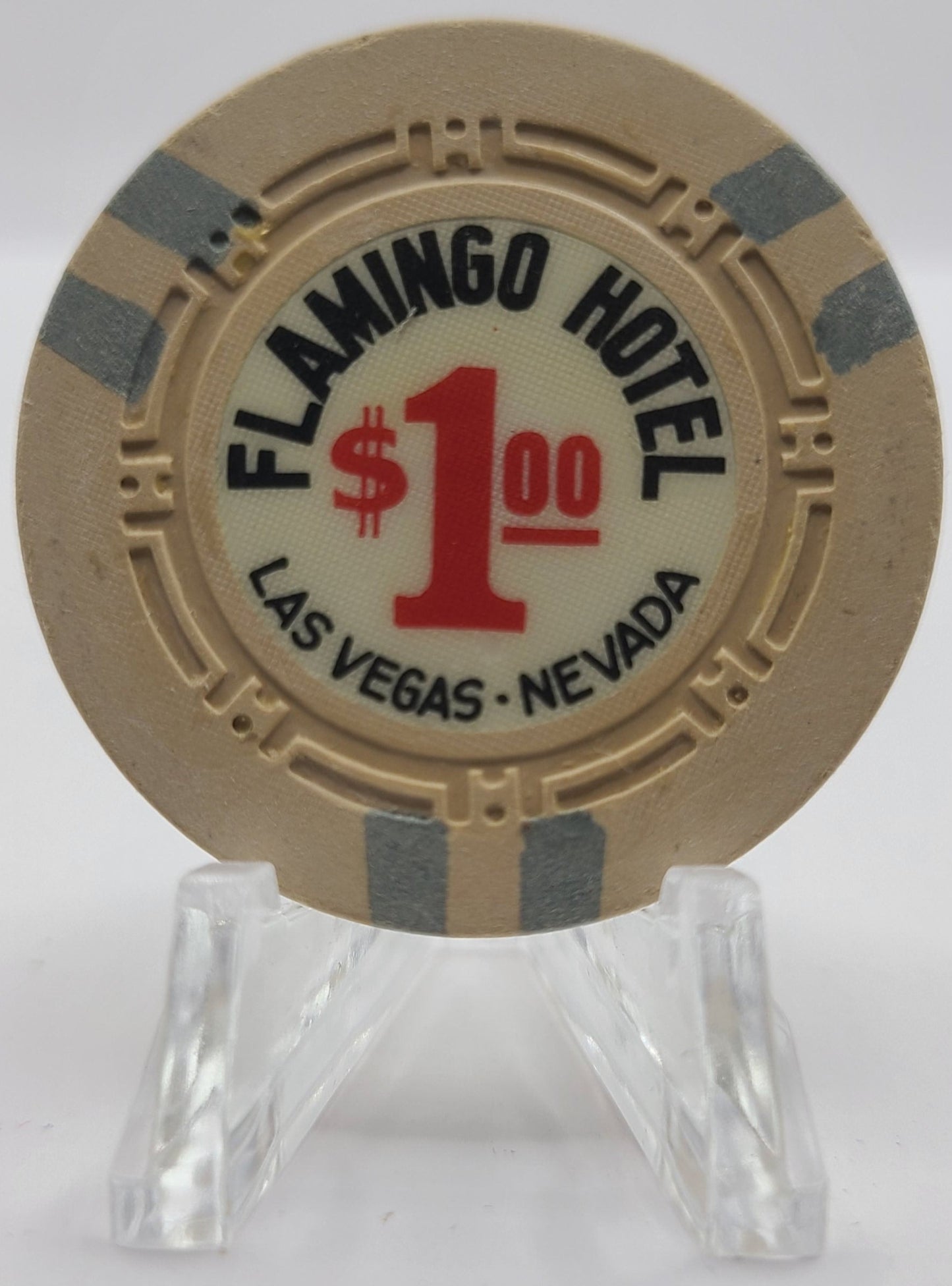 Flamingo Hotel Casino Las Vegas NV 1949 $1 Chip N1609