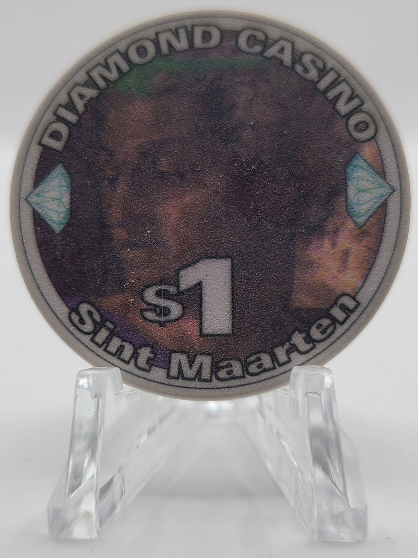 Diamond Casino Philipsburg St.Maarten $1 Chip CG088429