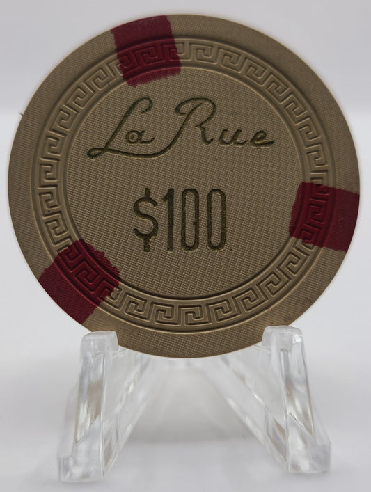 La Rue Restaurant and Casino Las Vegas Nevada 1950 $100 Chip V6381 "UNCIRCULATED"