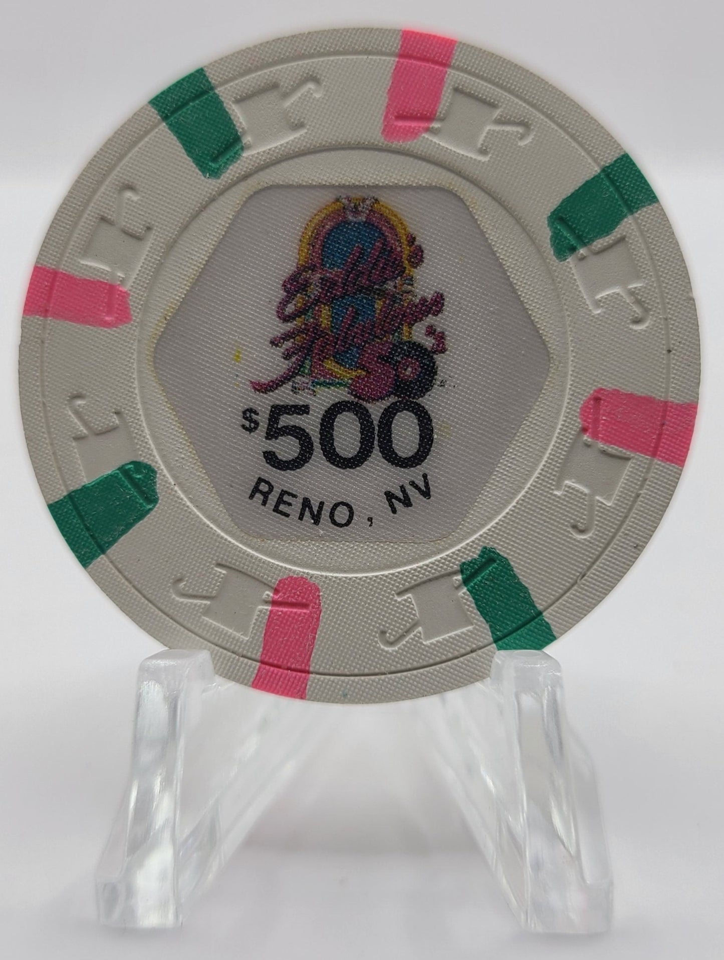 Eddie's Fabulous 50's Casino Reno NV 1980's  $500 Chip N7127 "UNCIRCULATED"