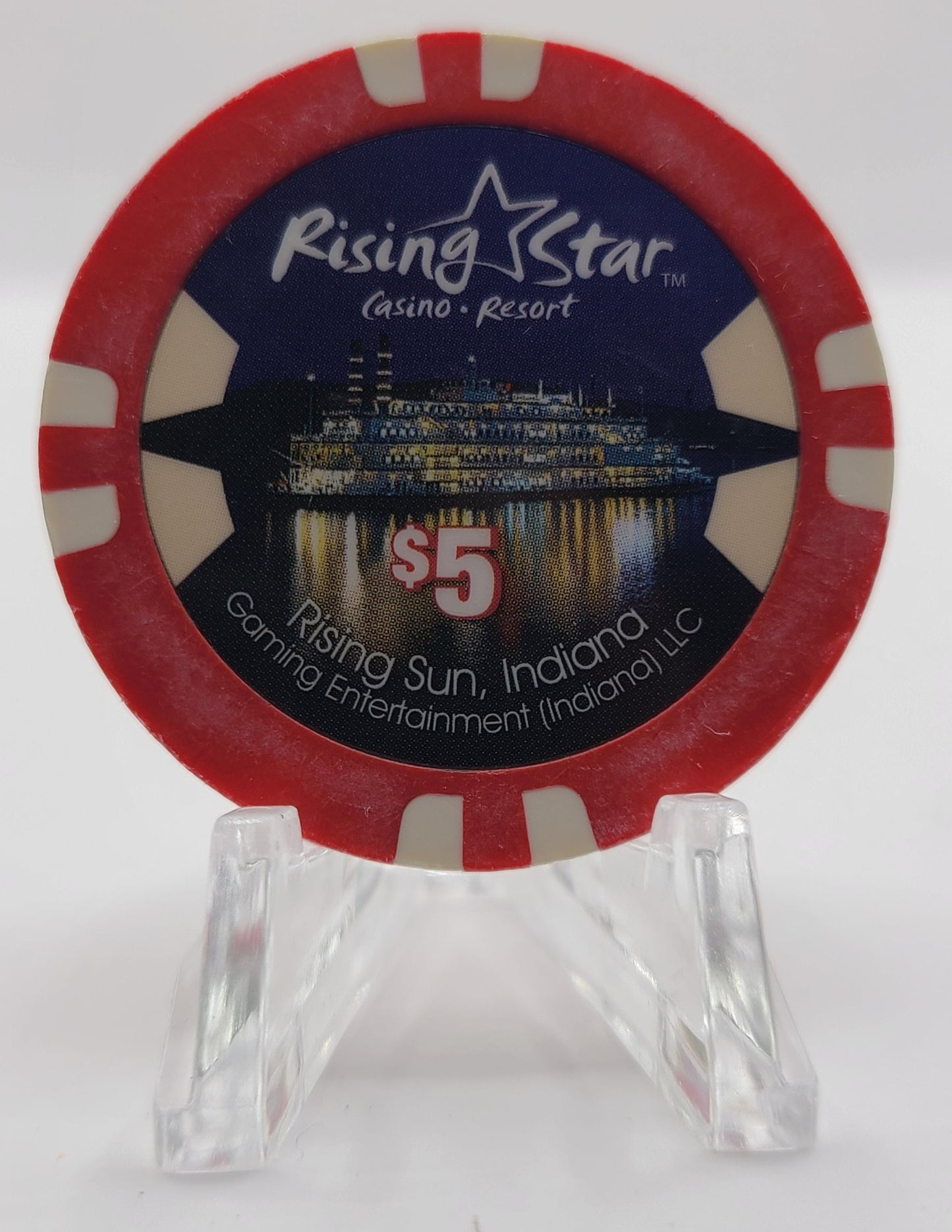 Rising Star Casino Rising Sun IN $5 Chip