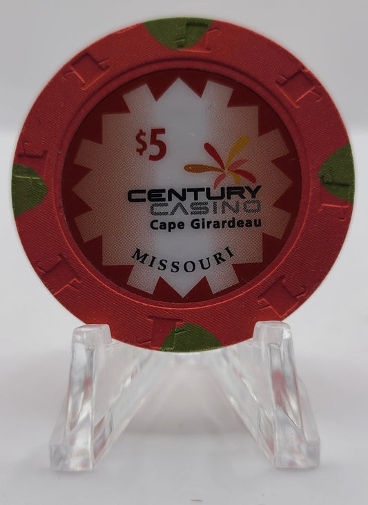 Century Casino Cape Girardeau MO $5 Chip