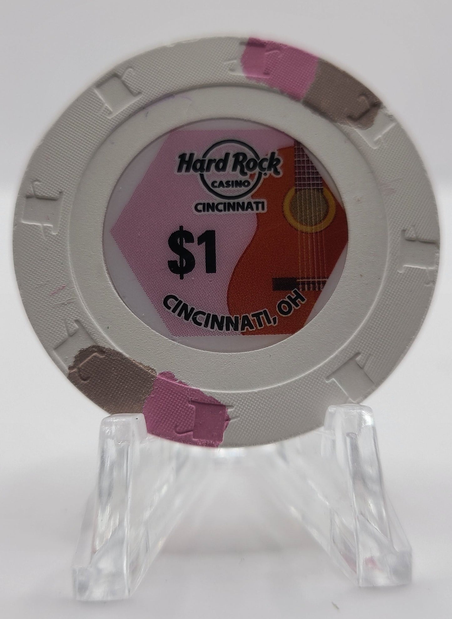 Hard Rock Casino Cincinnati Ohio $1 Chip