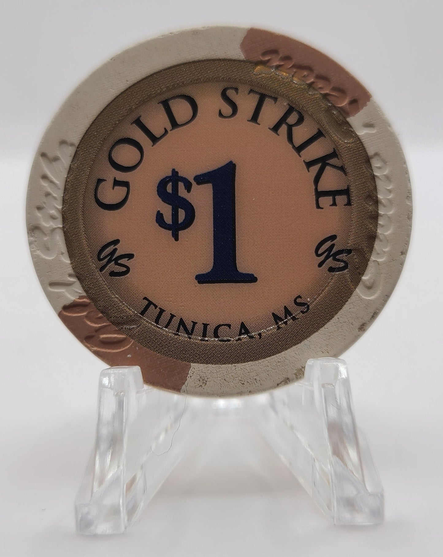 Gold Strike Casino Tunica Mississippi $1 Chip