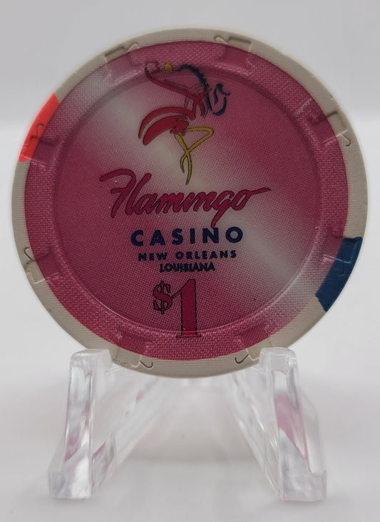 Flamingo Riverboat Casino New Orleans LA $1 Chip