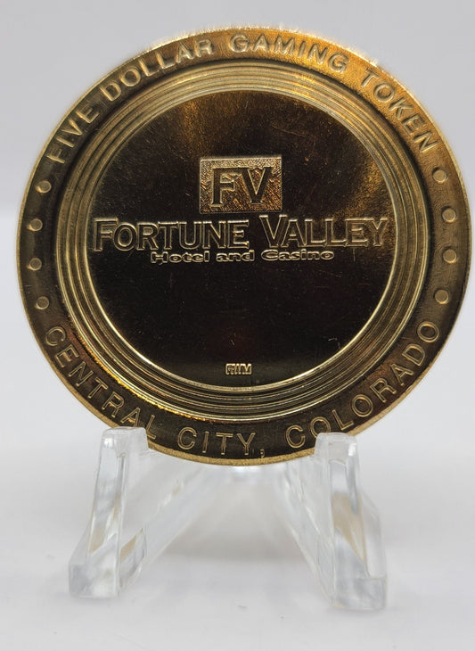 Fortune Valley Casino Central City CO 2003 $5 Gaming Token