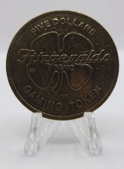 Fitzgerald’s Casino Reno NV 1989 $5 Gaming Token