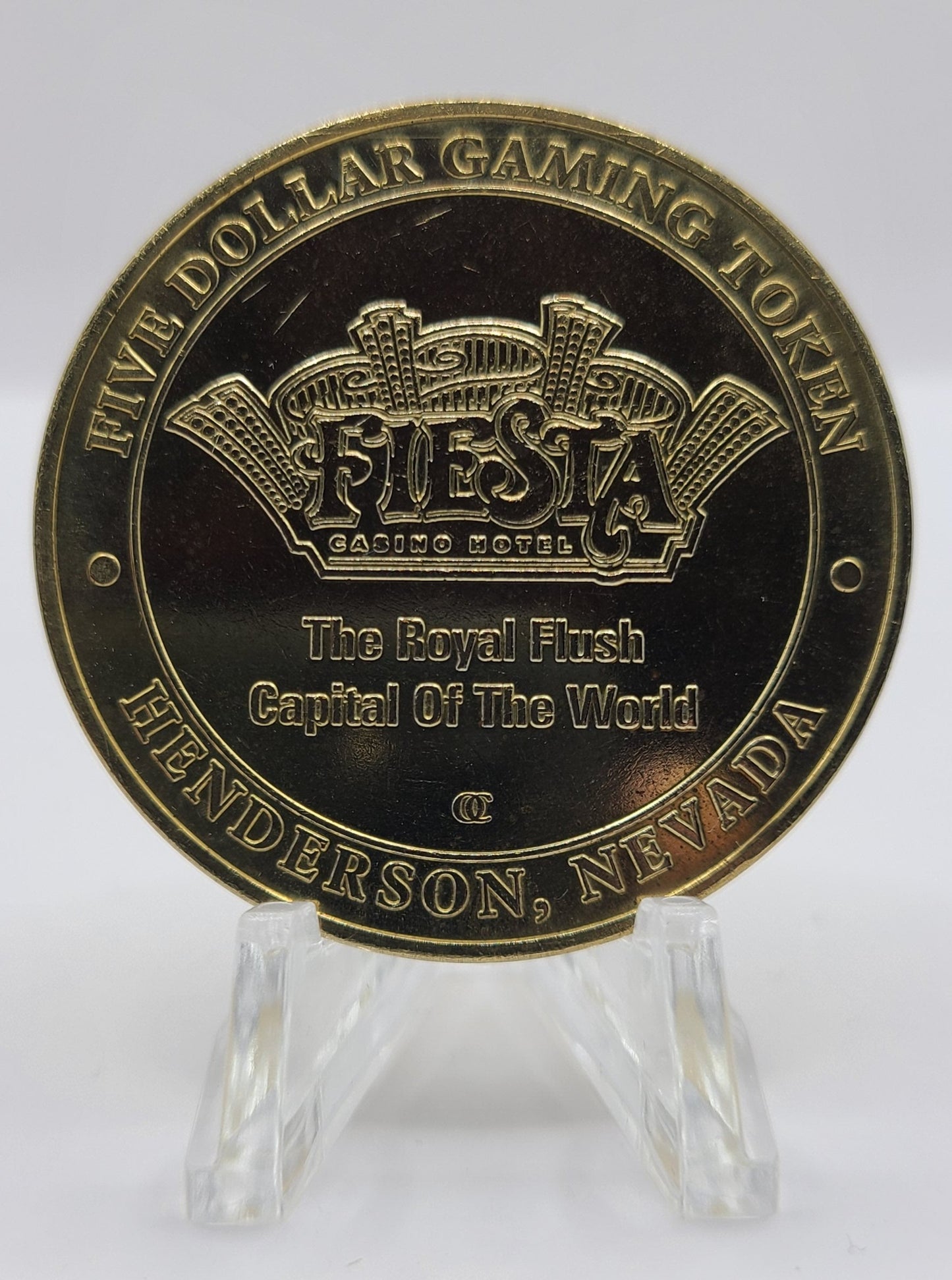 Fiesta Casino Henderson NV 2001 $5 Gaming Token