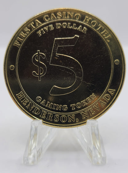 Fiesta Casino Henderson NV 2001 $5 Gaming Token