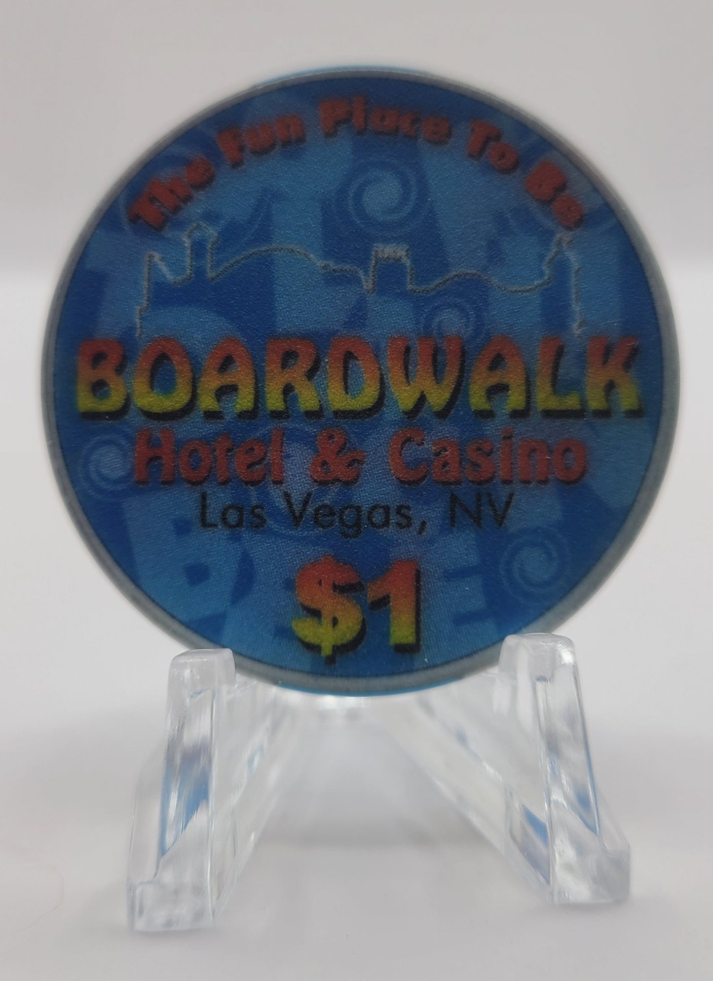 Boardwalk Casino Las Vegas NV 2003 $1 Chip E0078