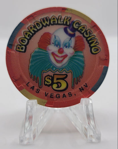 Boardwalk Casino Las Vegas Nevada 1998 $5 Chip N9959