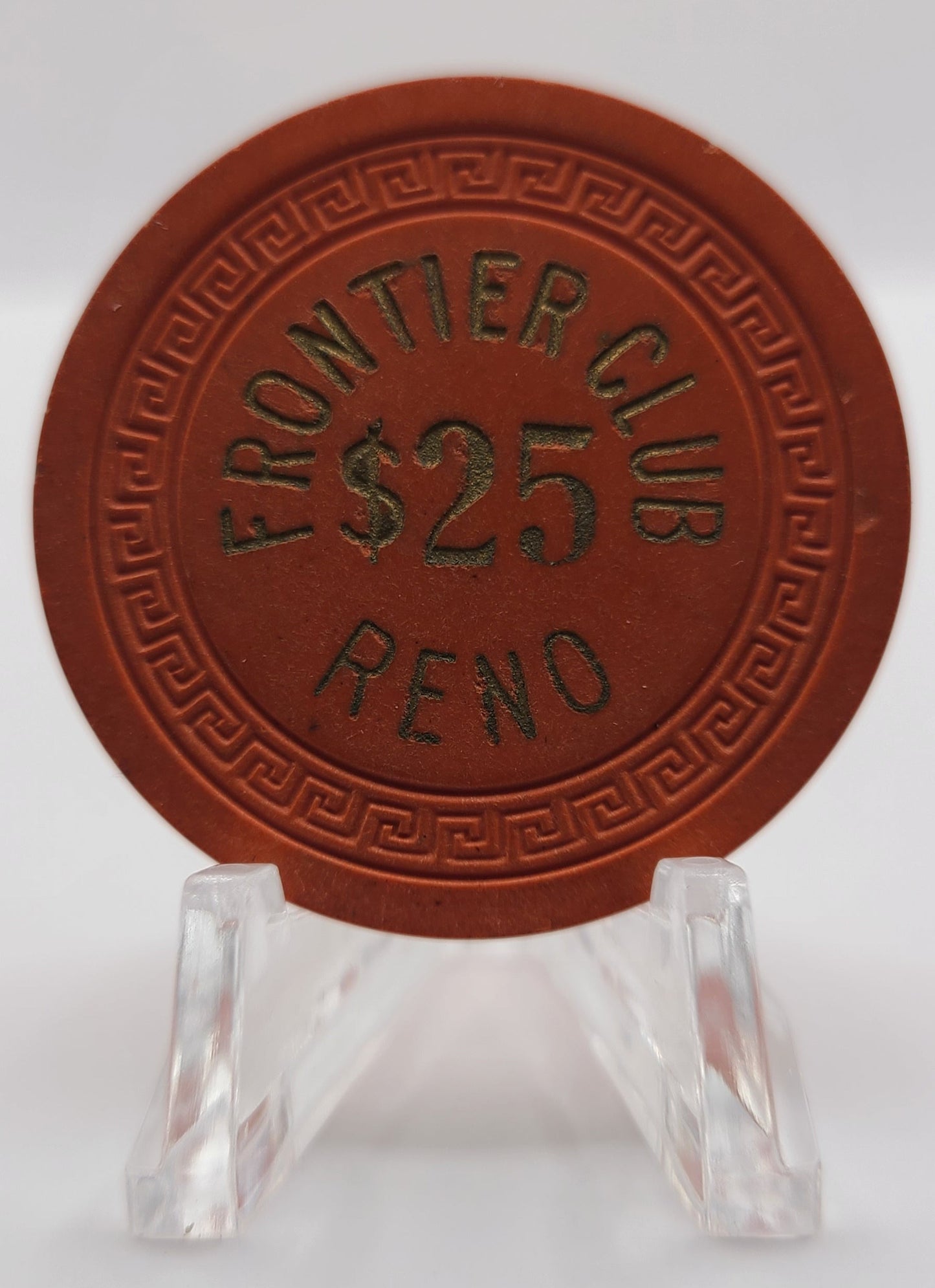 Frontier Club Reno Nevada 1950 $25 Chip N5075