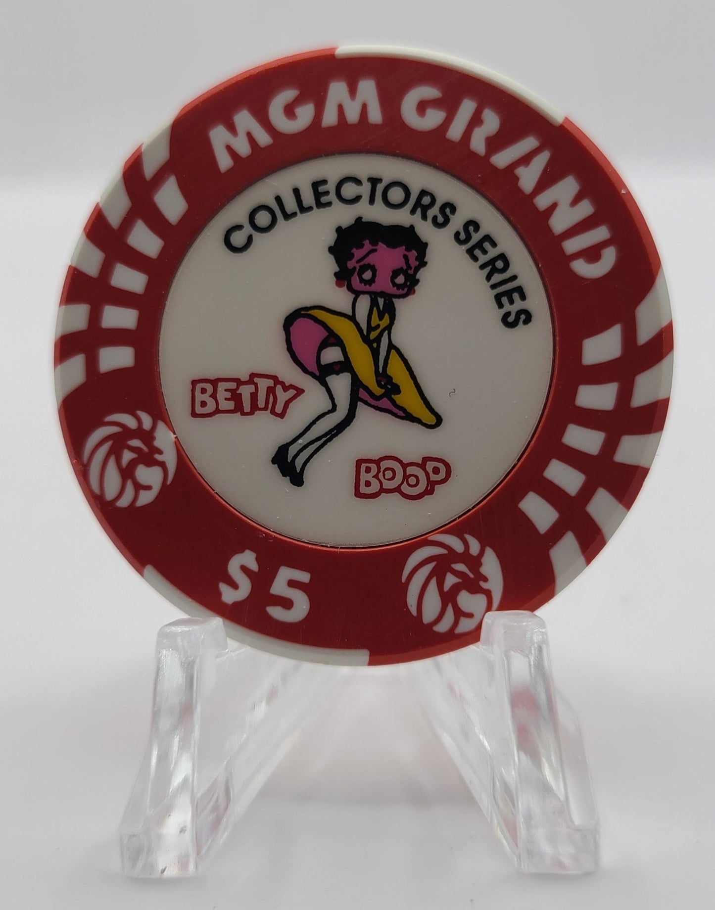 MGM Grand (Theme Hotel) Las Vegas Nevada 1994 "Betty Boop" $1 Chip N4558