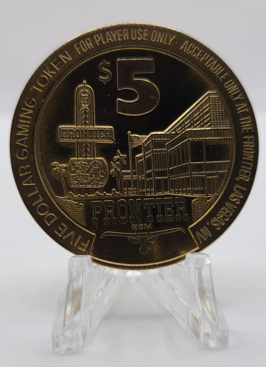 Frontier Hotel Casino Las Vegas NV 1986 $5 Gaming Token