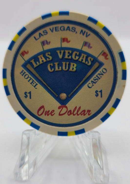 Las Vegas Club Casino Las Vegas Nevada 1996 $1 Chip N8676