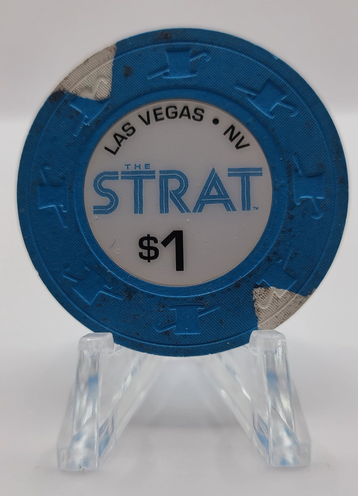 The Strat Hotel Casino Las Vegas Nevada 2019 $1 Chip D2872