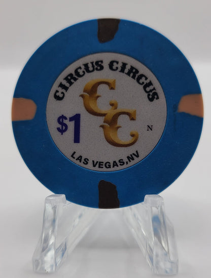 Circus Circus Casino Las Vegas Nevada "2023" $1 Chip