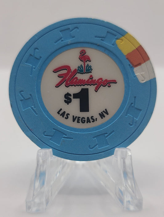 Flamingo Hotel Casino Las Vegas Nevada 2010 $1 Chip E9398