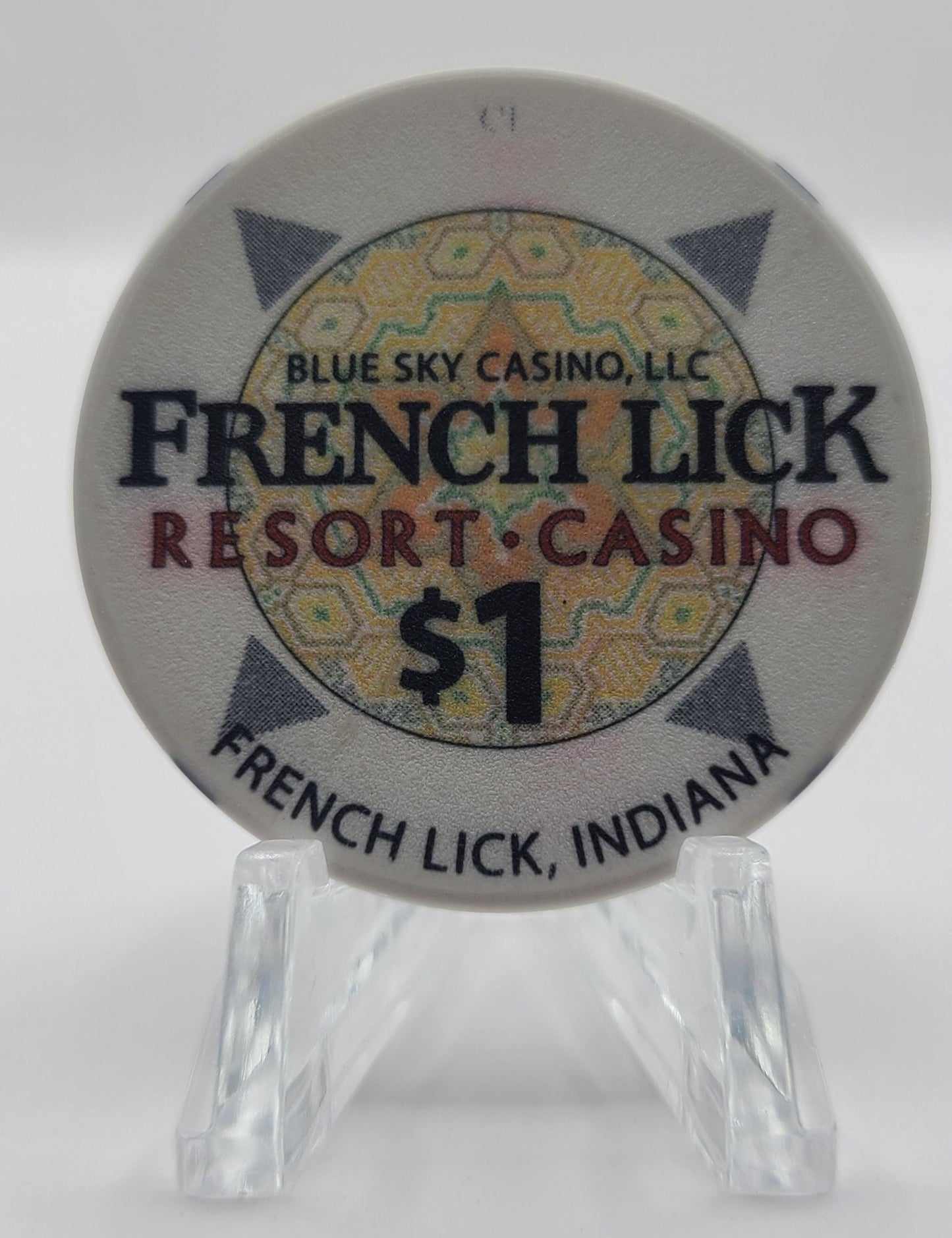 French Lick "Riverboat" Resort Casino French Lick Indiana $1 Chip