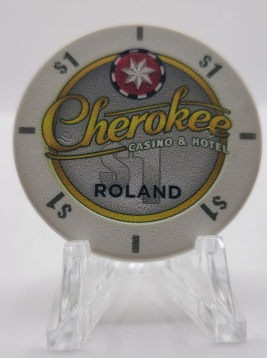 Cherokee Casino Roland Oklahoma $1 Chip