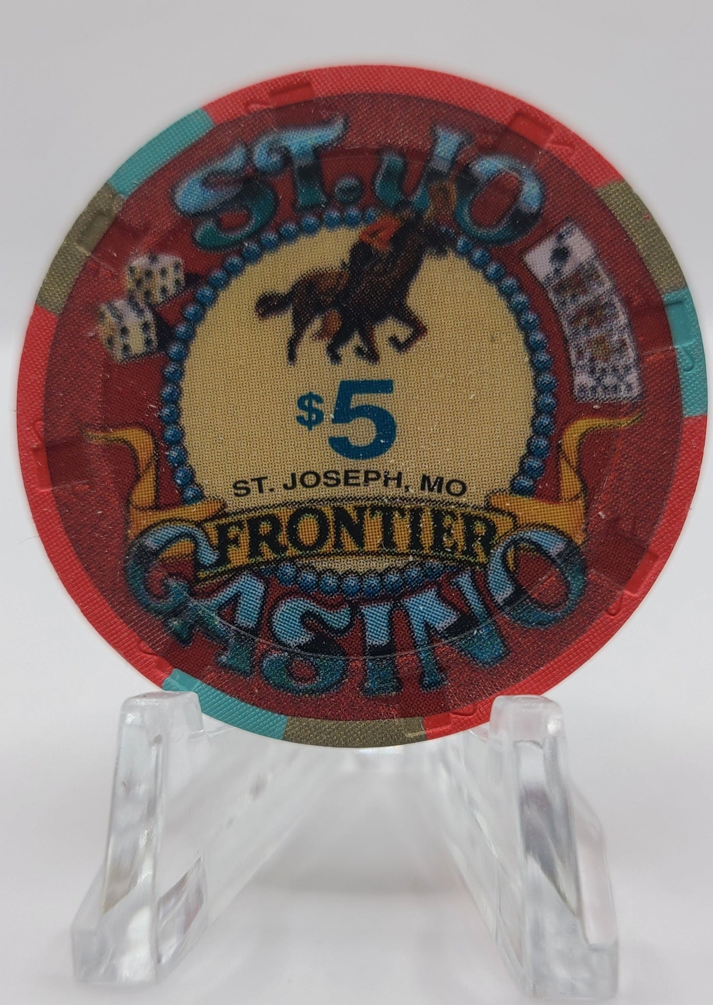 St. Jo Frontier Casino St. Joseph Missouri $5 Chip