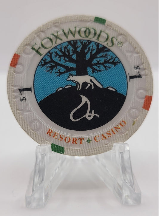 Foxwoods Casino Ledyard Connecticut $1 Chip