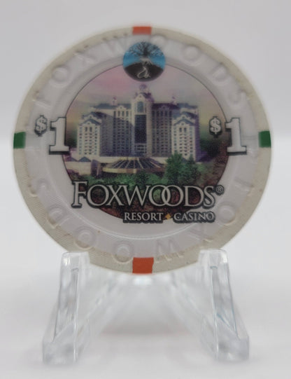 Foxwoods Casino Ledyard Connecticut $1 Chip