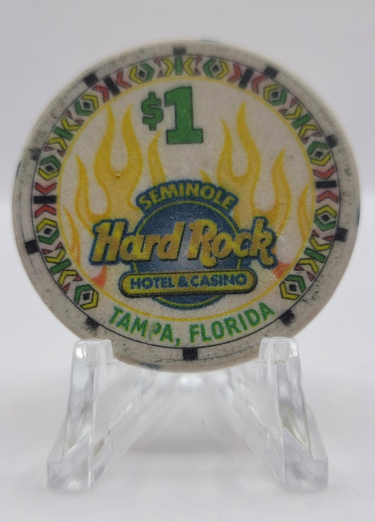 Seminole Hard Rock Casino Tampa Florida $1 Chip