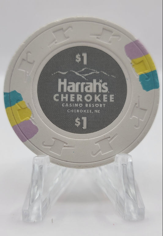 Harrah's Casino Cherokee North Carolina 2012 $1 Chip