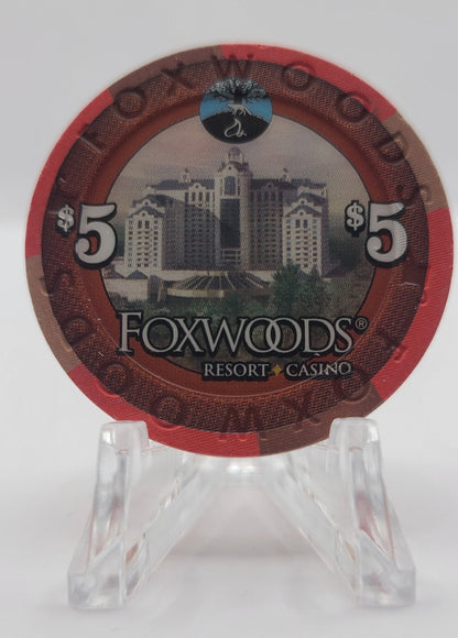 Foxwoods Casino Ledyard Connecticut $5 Chip