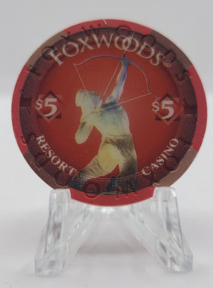 Foxwoods Casino Ledyard Connecticut $5 Chip