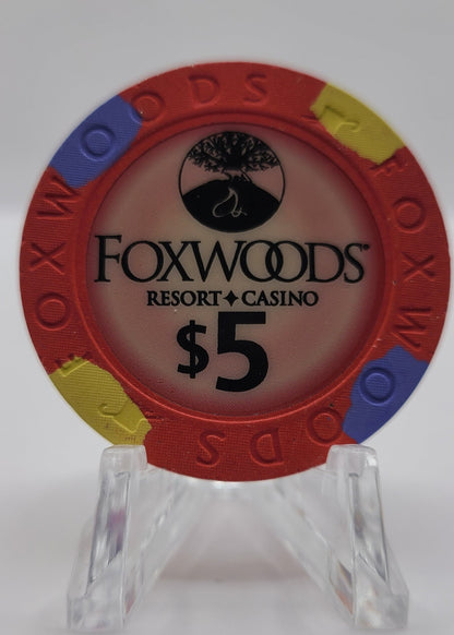 Foxwoods Casino Ledyard Connecticut $5 Chip