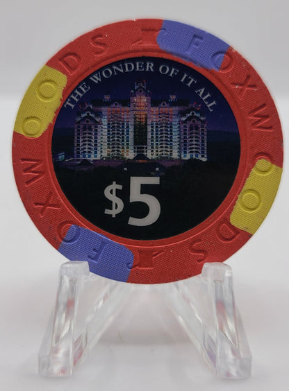 Foxwoods Casino Ledyard Connecticut $5 Chip