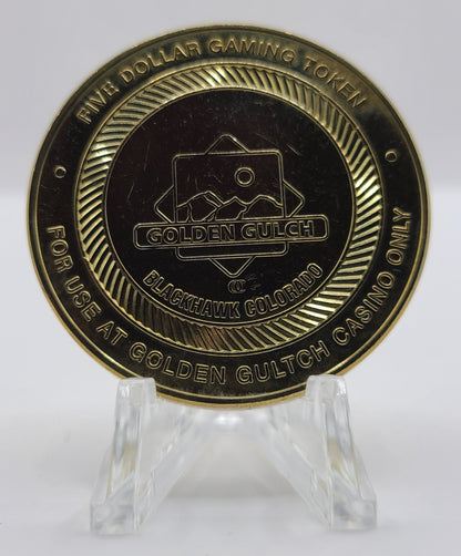 Golden Gulch Casino Black Hawk CO $5 Gaming Token