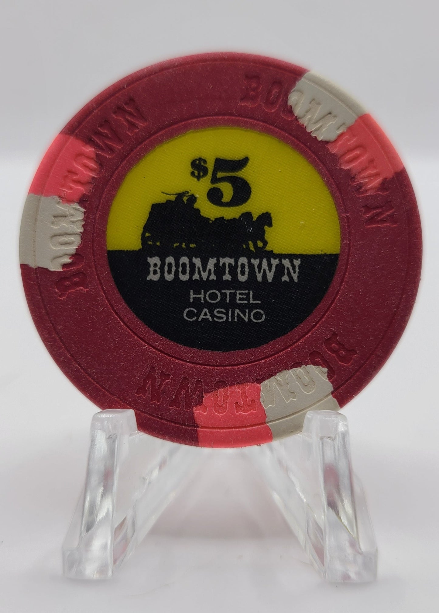 Boomtown Casino Reno/Verdi Nevada 1975 $5 Chip N4614