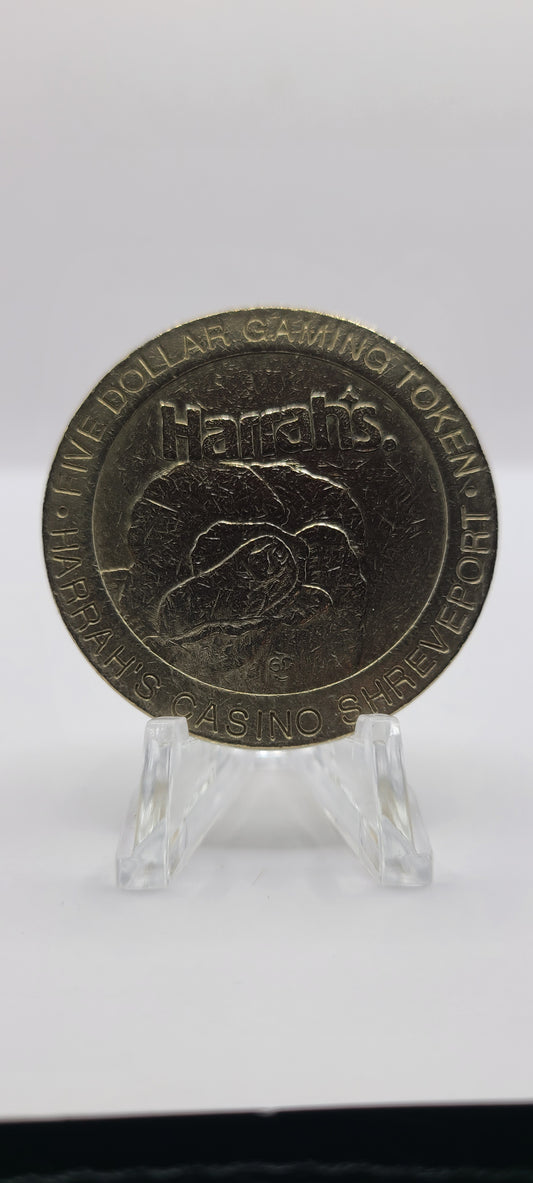 Harrah’s Casino Shreveport LA 1994 $5 Gaming Token