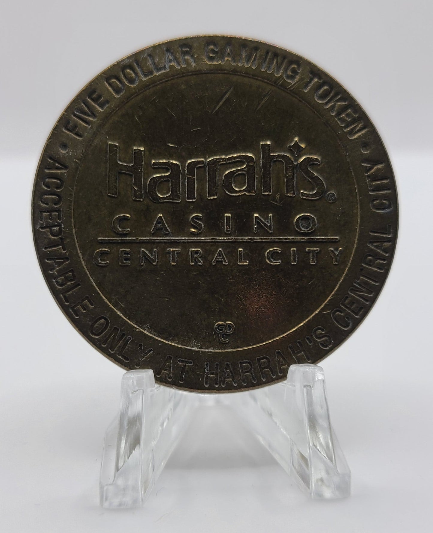 Harrah’s Casino Central City CO 1993 $5 Gaming Token