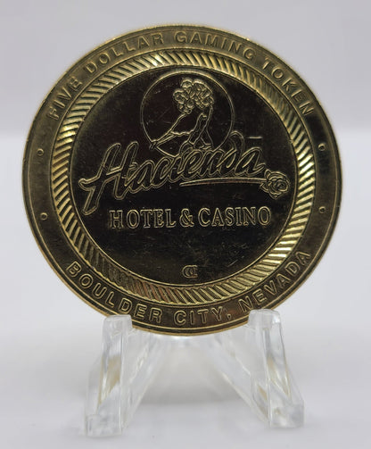 Hacienda Hotel Casino Boulder City NV 1999 $5 Gaming Token