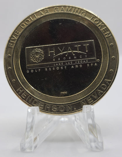 Hyatt Hotel Casino Henderson NV 1999 $5 Gaming Token