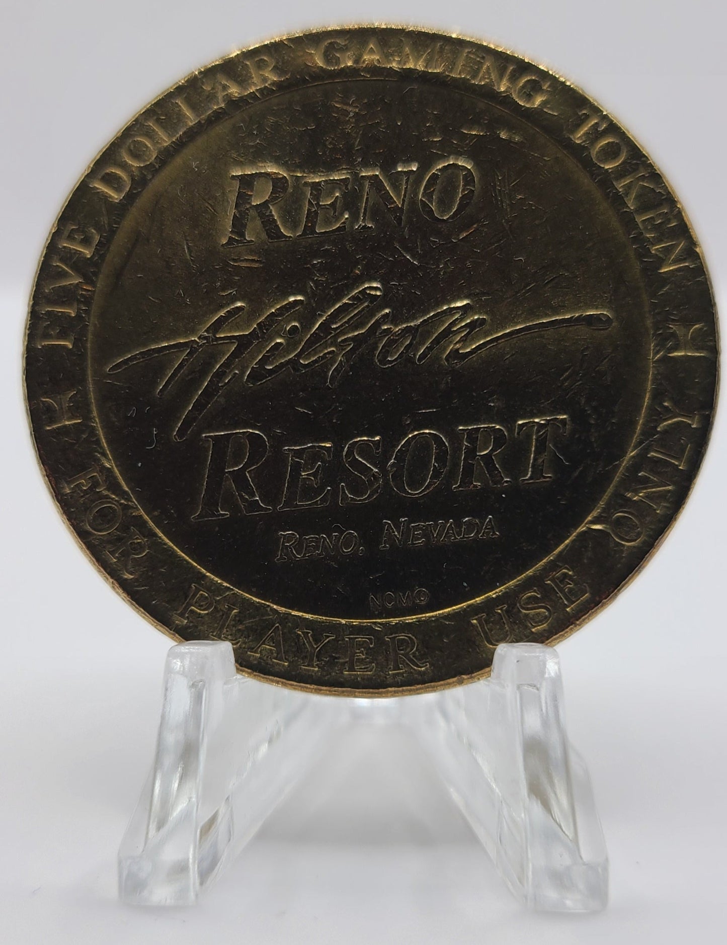 Hilton Resort Reno NV 1992 $5 Gaming Token