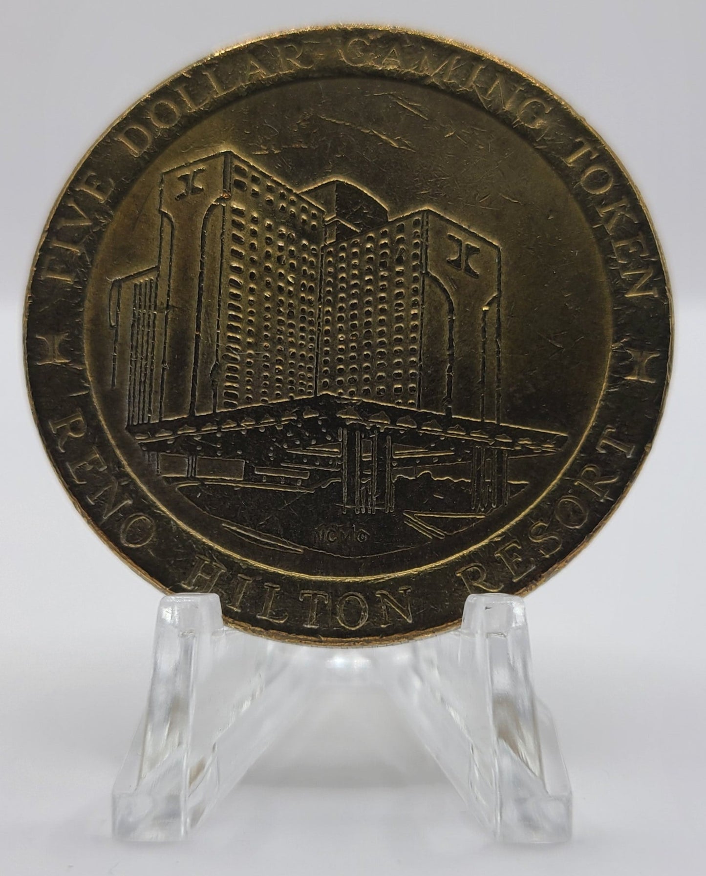 Hilton Resort Reno NV 1992 $5 Gaming Token