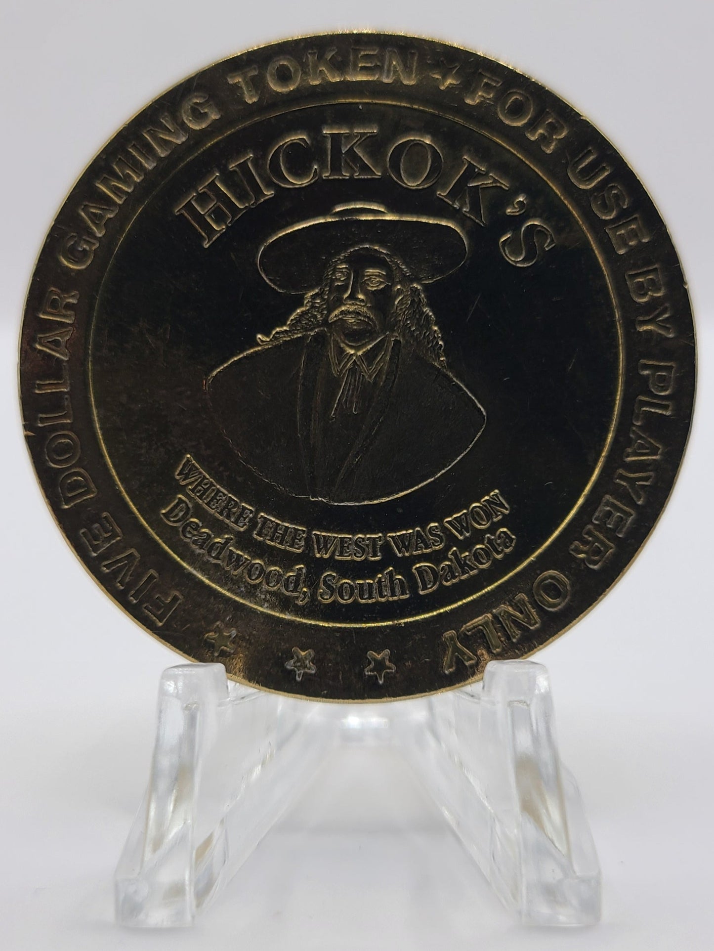 Hickok’s Casino Deadwood SD 1995 $5 Gaming Token