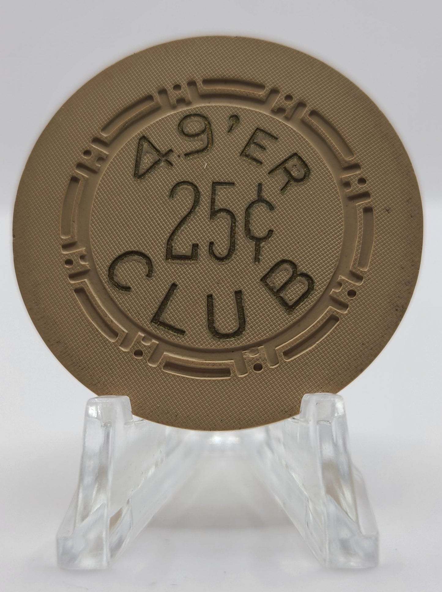 49'er Club Las Vegas Nevada 1951 $.25 Chip N4135