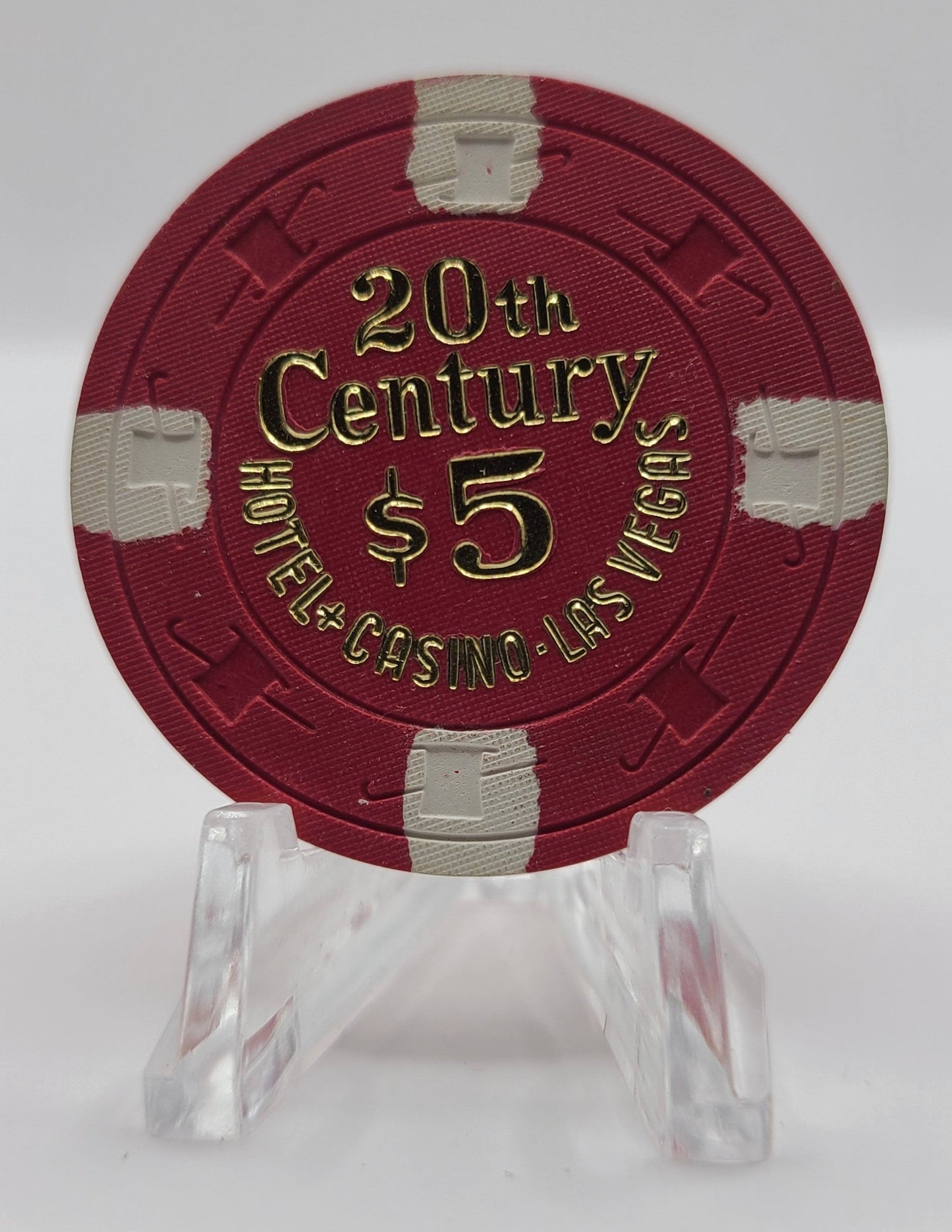 20th Century Casino Las Vegas Nevada 1977  $5 Chip N1313