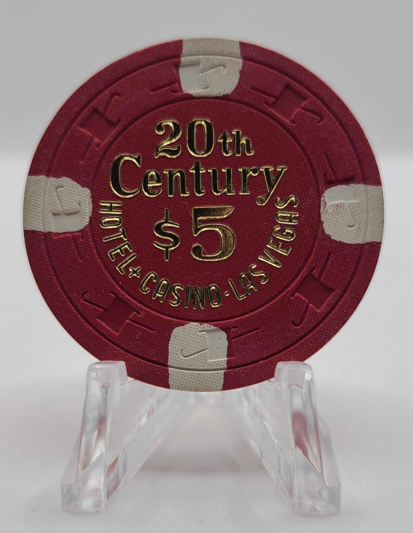 20th Century Casino Las Vegas Nevada 1977  $5 Chip N1313