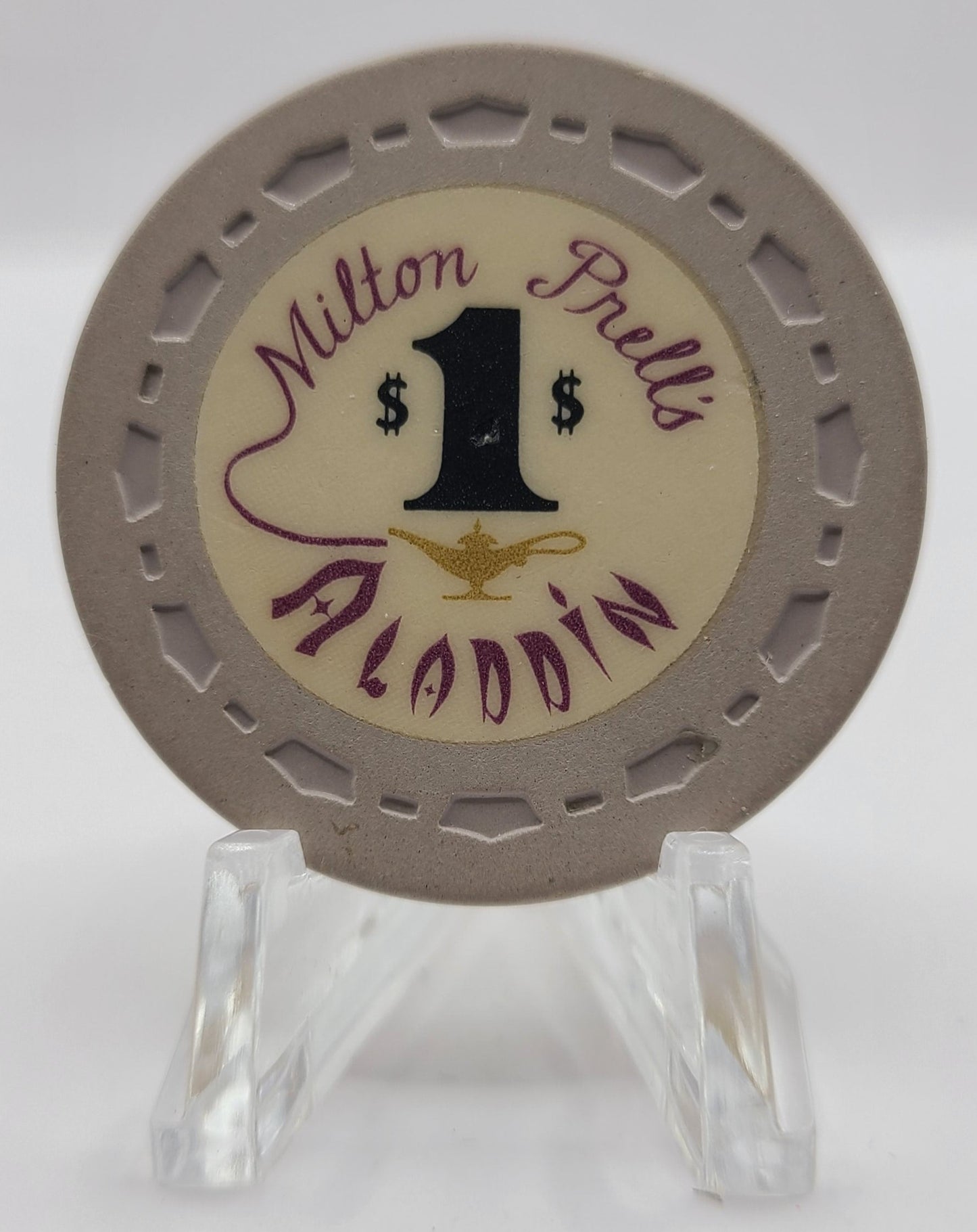 Aladdin "Milton Prell's" Casino 1966 $1 Chip N6712