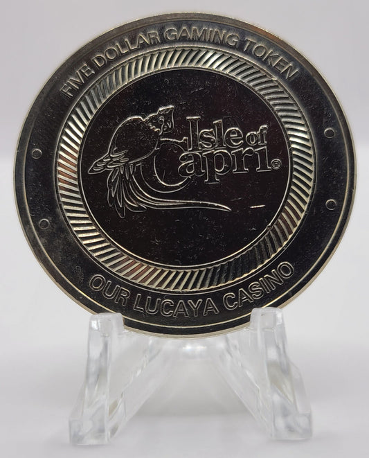 Isle Of Capri Casino Lucaya Bahamas $5 Gaming Token