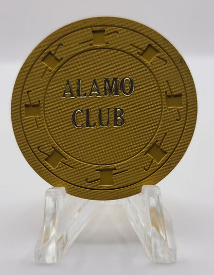 Alamo Club Casino Pioche Nevada 1952 $.25 Chip N3937 "UNCIRCULATED"