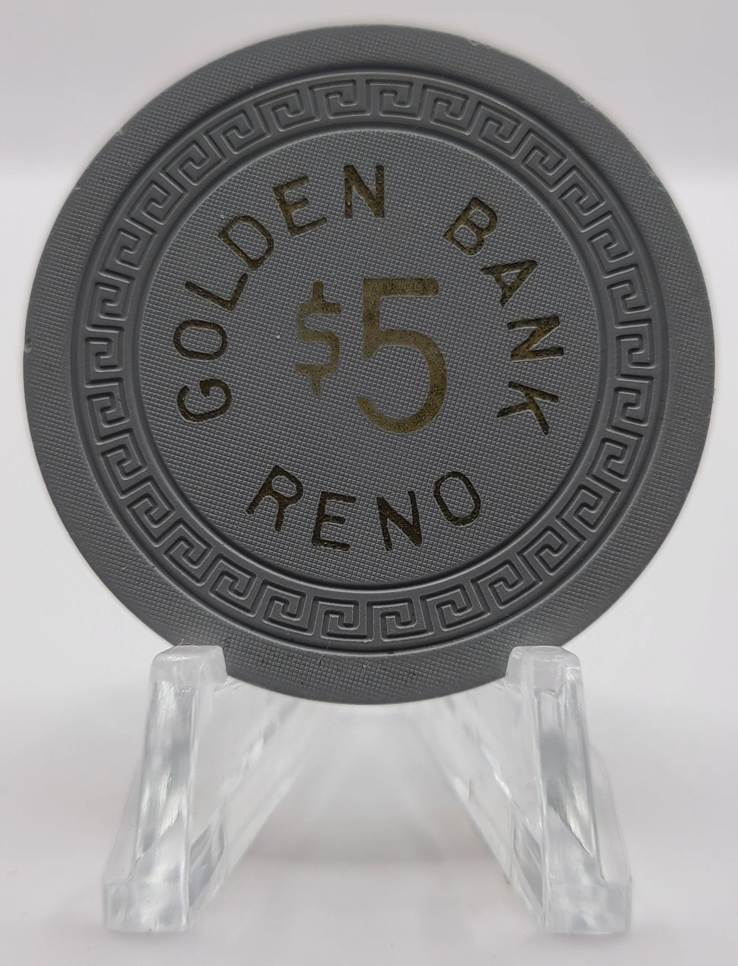 Golden Bank Club Reno Nevada 1950's $5 Chip V6847