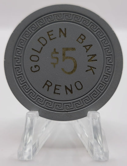 Golden Bank Club Reno Nevada 1950's $5 Chip V6847